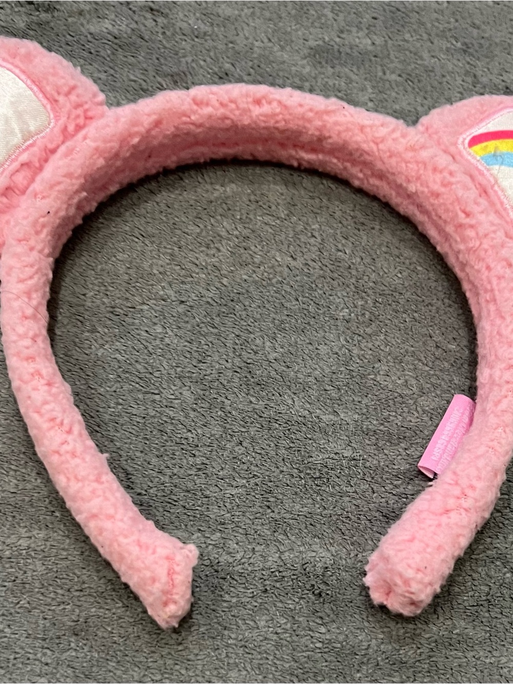 Care Bear Pink Plush Ear Headband - Kids Plush Accessory